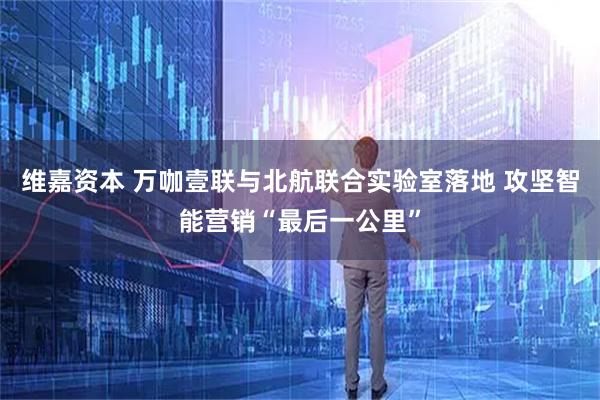 维嘉资本 万咖壹联与北航联合实验室落地 攻坚智能营销“最后一公里”